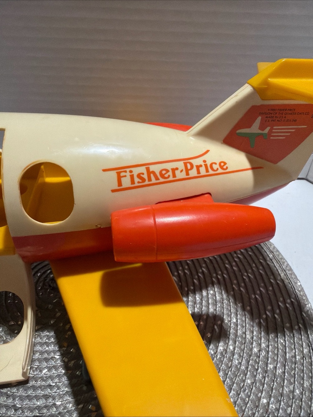 Fisher-Price Yellow & Cream Toy Airplane for Kids - Picture 3 of 5